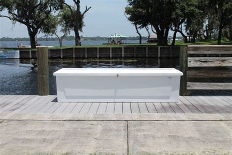 Fiberglass Dock Box - 25"H X 96"W X 22"D - CM09 – Marine Fiberglass Direct