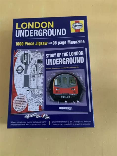 LONDON UNDERGROUND 1000 Piece Jigsaw Puzzle And Book ,Haynes $7.22 ...