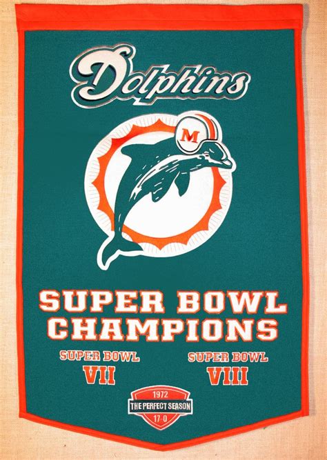 Miami Dolphins Championship Banner #miamidolphins | Miami dolphins, Miami dolphins logo, 1972 ...