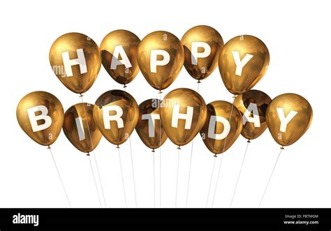 Gold text gold balloons hi-res stock photography and images - Alamy