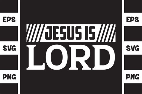 Jesus is Lord Graphic by Illustrately · Creative Fabrica