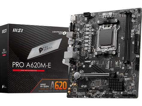 MSI PRO A620M-E AMD AM5 A620 Motherboard $85 + Free Shipping