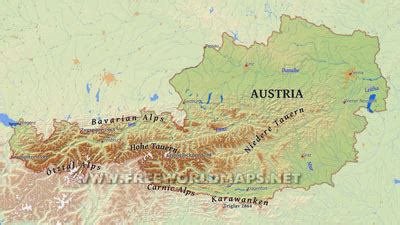 Austria Maps - by Freeworldmaps.net