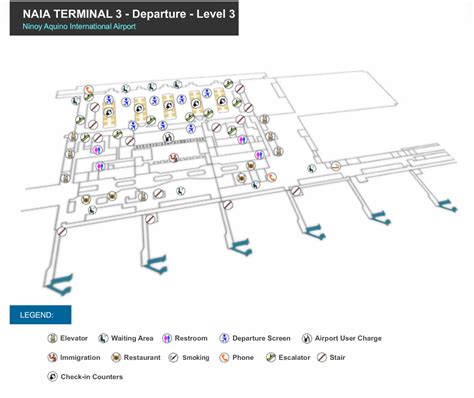 Naia Terminal 3 Google Map – Topographic Map of Usa with States