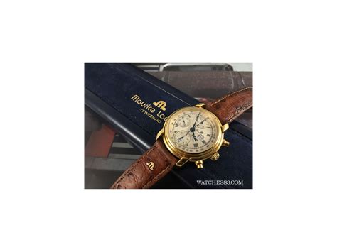 Vintage watch chronograph Maurice Lacroix automatic + BOX + Papers ...