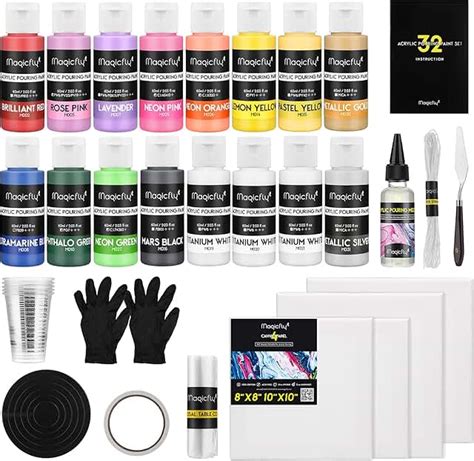 Amazon.co.uk: acrylic pouring paint kit