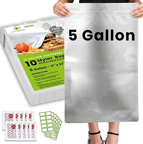 Top 10 Best Mylar Bags For 5 Gallon Buckets -2023