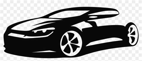 Find hd Car Silhouette Clip Art Outline Png Download - Sports Car ...