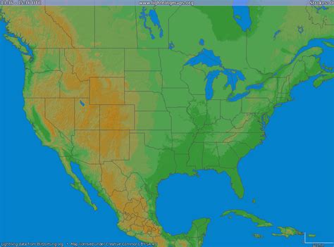 America :: Maps :: United States :: USA (Big) :: LightningMaps.org