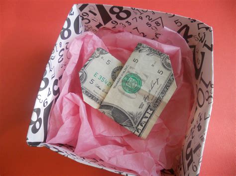 Money Origami Heart Instructions