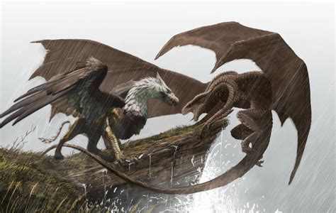 Dragon vs Griffin~ Epic battle by Un4gven on DeviantArt