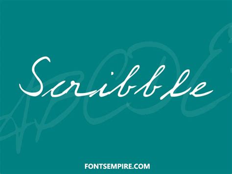 Scribble Font Free Download - Fonts Empire