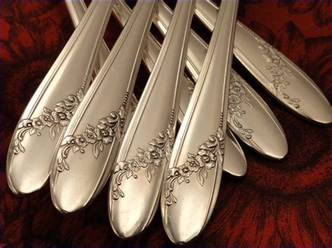 Oneida Tudor Plate QUEEN BESS II Vintage 1946 Silver Plate Flatware ...