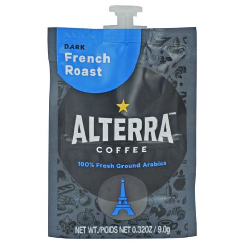 Alterra Coffee 100 Fresh Ground Arabica Dark French Roast - 60 Packets ...