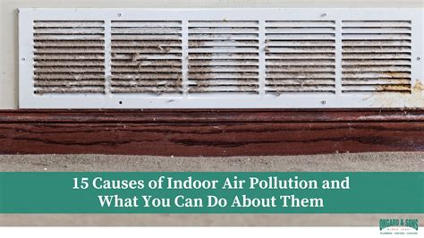 15 Causes of Indoor Air Pollution and What You Can Do About Them - Ongaro and Sons