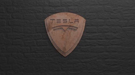 Tesla Logo - 3D Model by waelmoussa