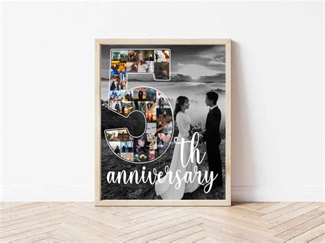 Custom 5th Anniversary Gift for Husband Number 5 Year Picture | Etsy