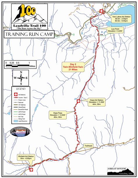 Leadville Trail 100 Training Camp Map Day 2 - Leadville Race Series