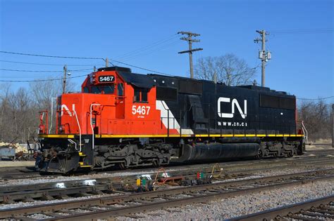 Canadian National EMD SD60 # 5467 | Canadian national railway, Train, Train pictures