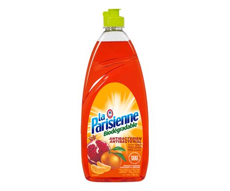 Biodegradable and Antibacterial Dishwashing Liquid and Hand Soap, Pomegranate & Tangerine, 740 ...