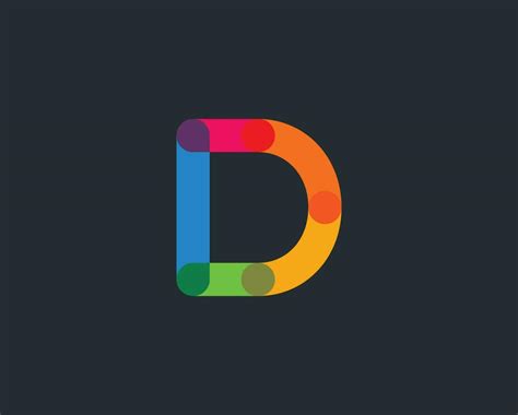 D alphabet logo design vector 23477740 Vector Art at Vecteezy