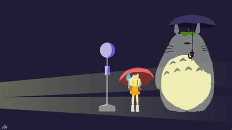 Minimalist Totoro Wallpapers - Top Free Minimalist Totoro Backgrounds ...