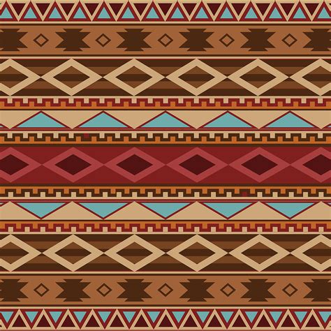 Traditional Native American Art Pattern