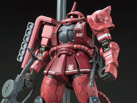 MS-06S Zaku II Char Red Comet Version 1:144 Scale High Grade Model Kit | Mobile Suit Gundam: The ...