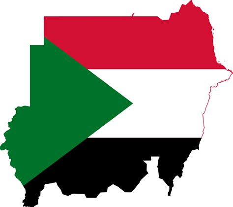 File:Flag-map of Sudan.svg - Wikimedia Commons | Sudan flag, Flag art ...