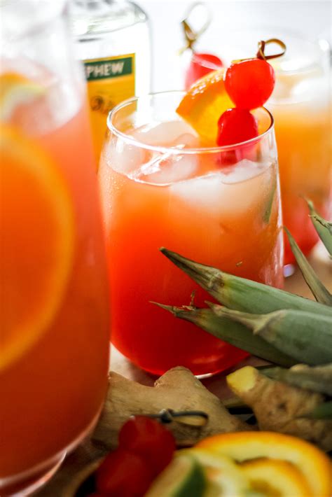 Tropical Rum Punch (+ Non-Alcoholic Punch Recipe) - The Seasoned Skillet