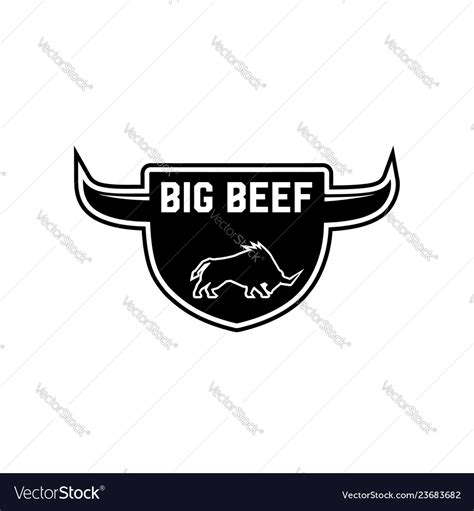 Beef-logo Royalty Free Vector Image - VectorStock