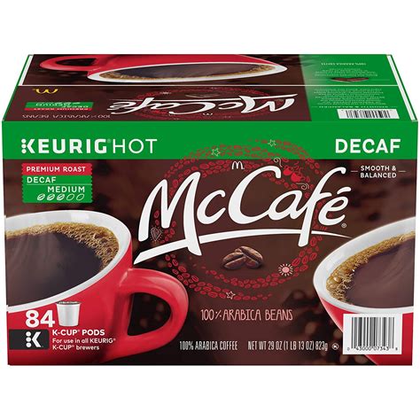 McCafe Premium Roast Decaf Coffee K-Cup Pods, 84 ct - Walmart.com ...