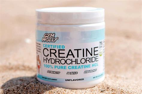 Gym Molly's standalone and unflavored Creatine Hydrochloride