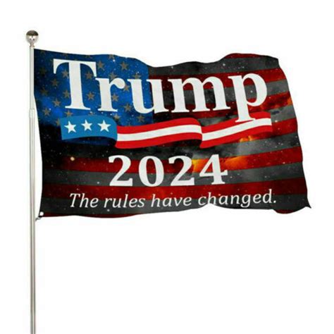 Donald Trump 2024 MAGA Return President The Rules Have Changed Banner ...