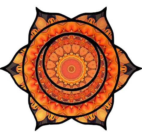 Sacral Chakra Symbol Mixed Media by Michell Rosenthal | Pixels