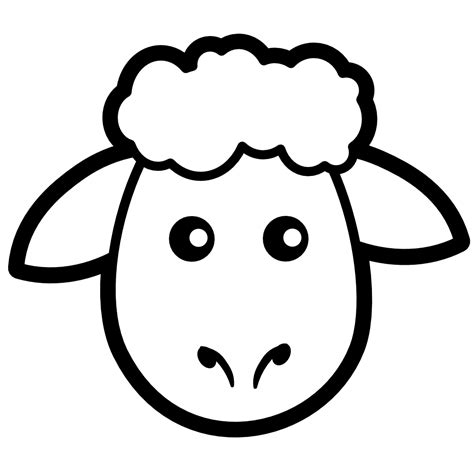 Cow Face Outline - ClipArt Best