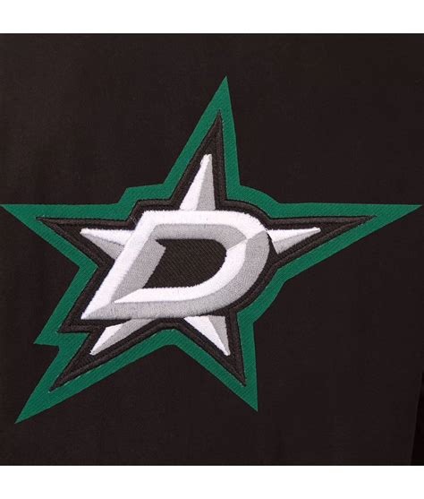 Full-Zip Nylon Lightweight Dallas Stars Black Bomber Jacket - Jackets Expert