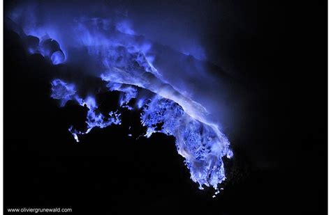 Watch This Indonesian Volcano Emit Bizarre Blue Flames