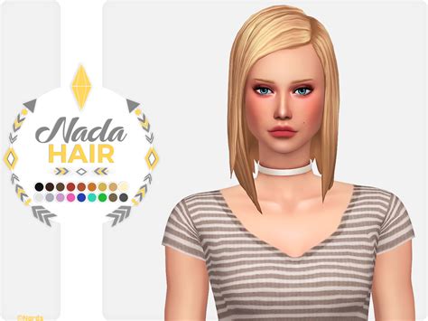 Nada: A Sims 4 CC Hair