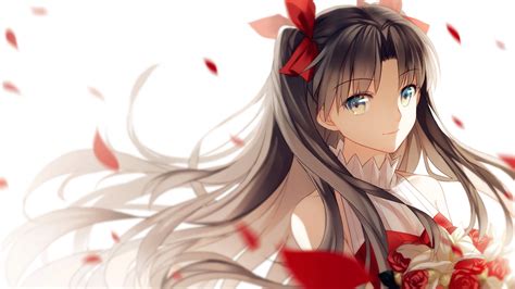 Female anime character, manga, Tohsaka Rin, Fate/Stay Night: Unlimited ...