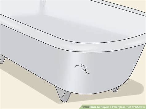 How to Repair a Fiberglass Tub or Shower (with Pictures) - wikiHow