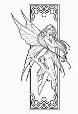 Fairy Coloring Pages  Coloring Home sketch template