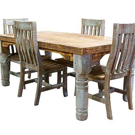 Rustic dining table and chairs | Hawk Haven