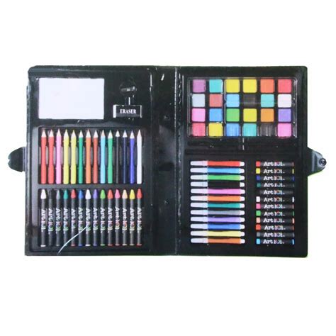 Neatly Organized 101 Piece Art Stationery Kids Drawing Sketching Set ...