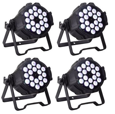 18X10W RGBW 4IN1 LED Par Lights Professional Stage Lighting High Power LED Par Can DMX512 Dj ...