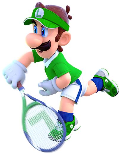 File:SSBU Luigi (Mario Tennis Aces) Spirit.png - Super Mario Wiki, the ...