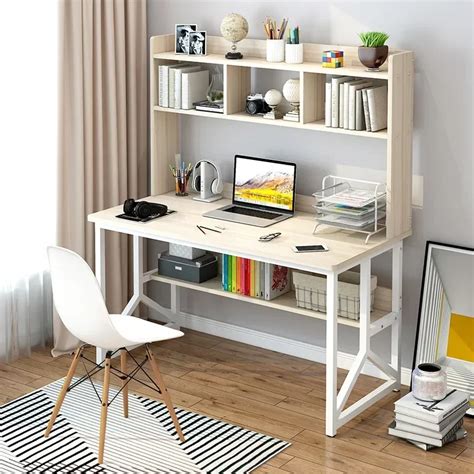 Computer-Desktop-Desk-Bookshelf-Combination-Household-Simple-Bedroom-Junior-High-School-Student ...