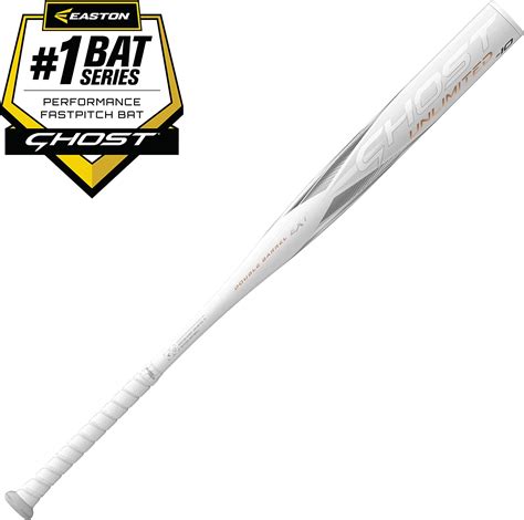 New 2023 Easton Ghost Unlimited -10 Fastpitch Softball Bat White/Black ...