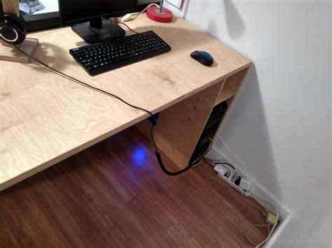 I built a desk out of baltic birch plywood for my first big project. It ...