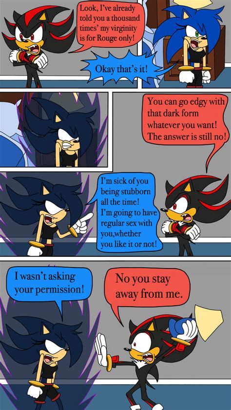 Sonica turns into Dark Sonica ( comic page 2 ) by Darkness9000A on ...